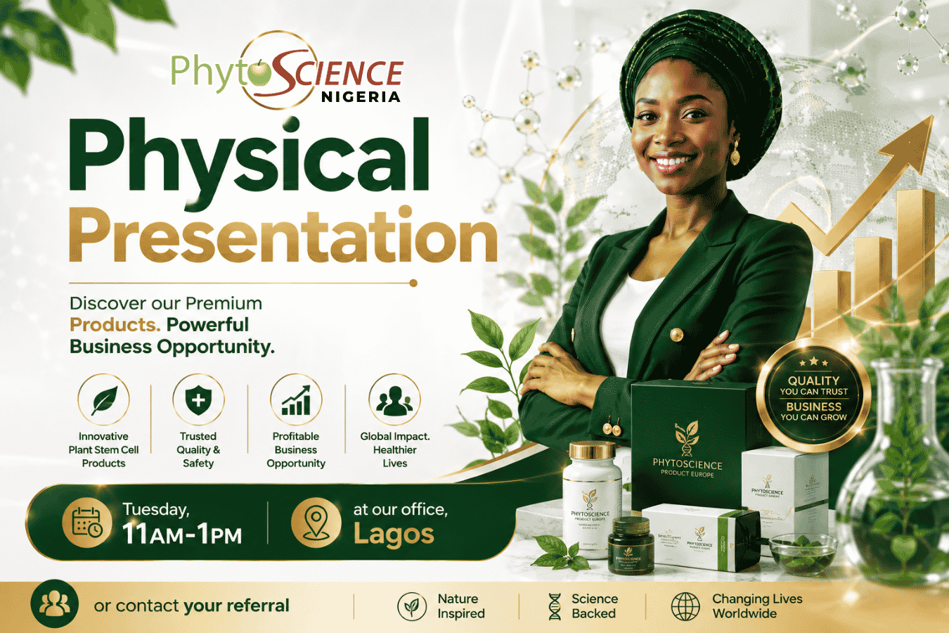 Physical Presentation Every Tuesday